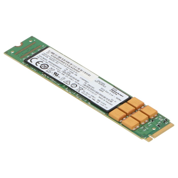 Festplatte HPE 960GB SSD NVMe PCIe 3.0x4 M.2 22110 MLC MU 869255-001