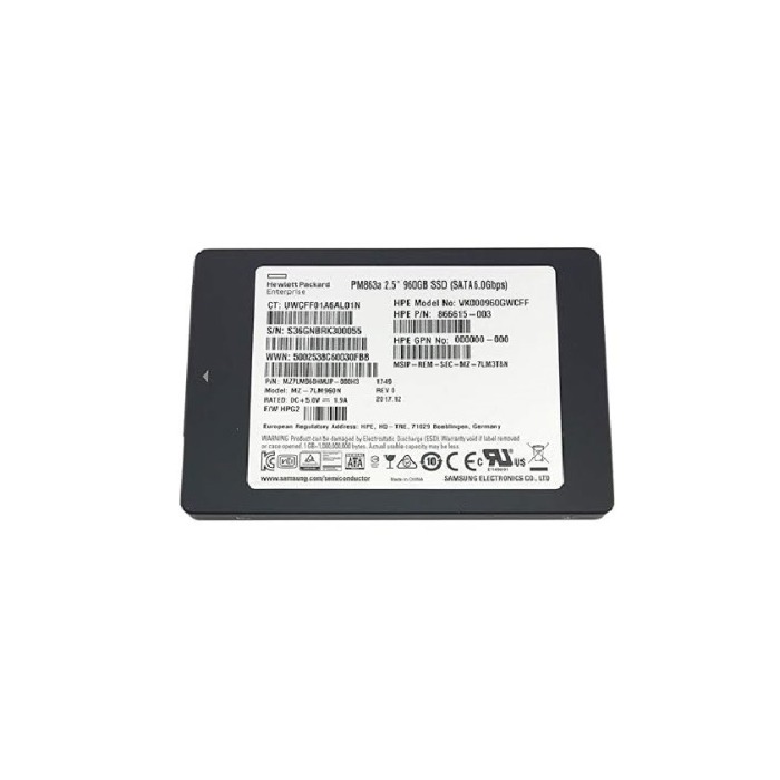 Festplatte HPE 960GB SSD SATA 6G 2.5" RI 866615-003