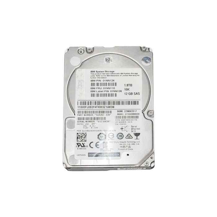 Festplatte IBM 1.8TB 10K Solid-State Hybrid Drive SAS 12G 2.5" 4KN 128MB 01NN124