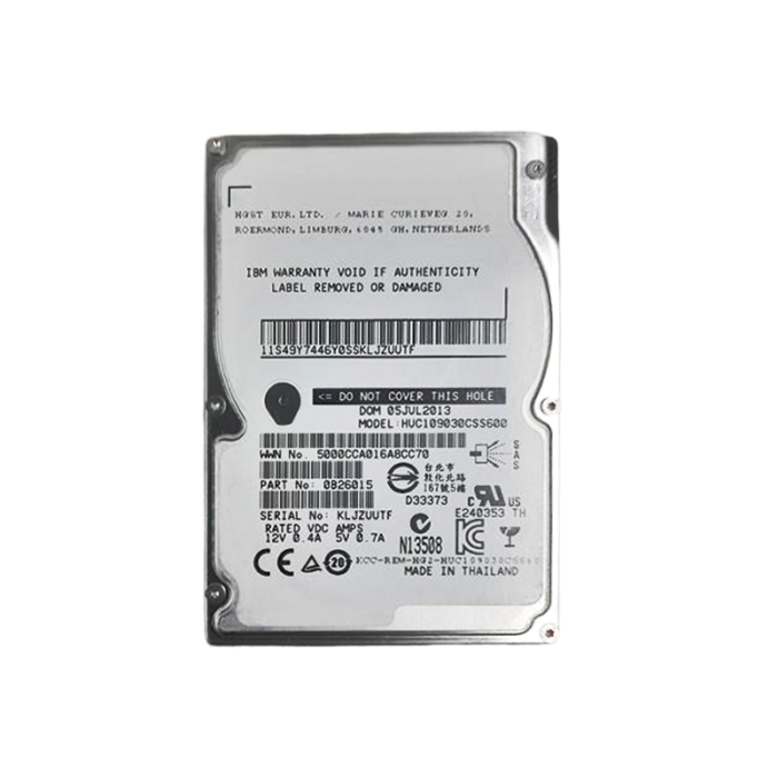 Festplatte IBM 300GB 10K HDD SAS 6G 2.5" 64MB 49Y7446