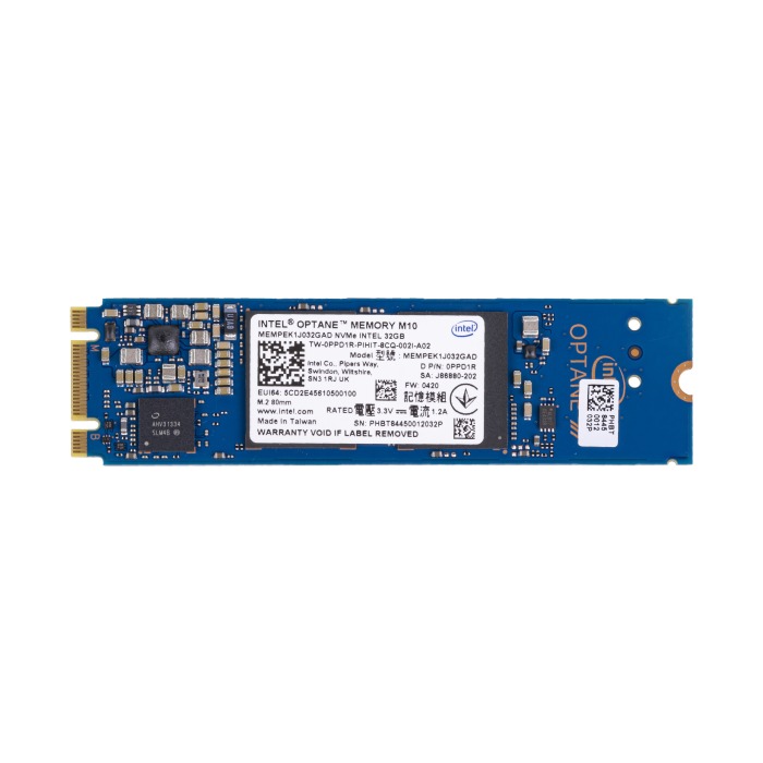 Festplatte Intel Optane 32GB SSD PCIe NVMe 3.0x2 M.2 2280 PPD1R