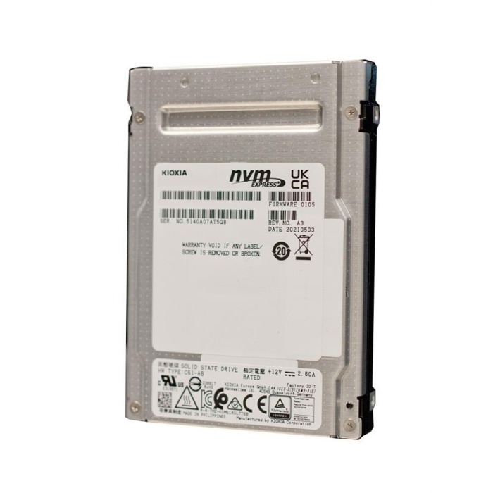 Festplatte Kioxia 7.68TB SSD NVMe PCIe 4.0x4 U.3 2.5" TLC SIE KCD6XLUL7T68