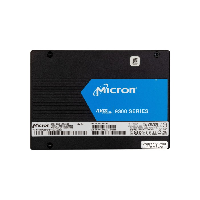 Festplatte Micron 15.36TB SSD NVMe PCIe 3.0x4 U.2 TLC MTFDHAL15T3TDP-1AT1ZABYY