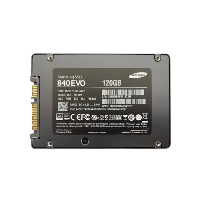 Festplatte Samsung 120GB SSD SATA 6G 2.5" TLC MZ7TE120HMGR