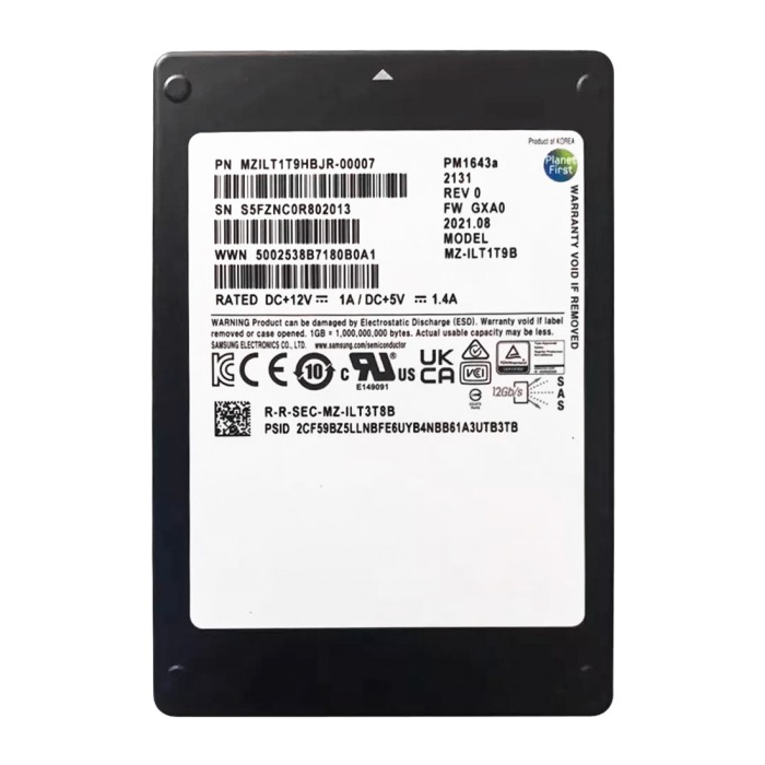 Festplatte Samsung 1.92TB SSD SAS 12G 2.5" V-NAND MZILT1T9HBJR-00007