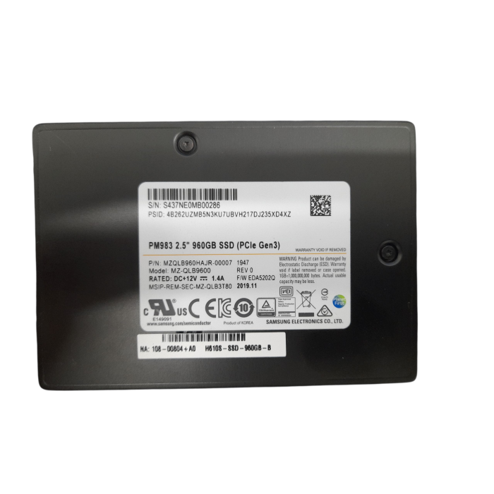 Festplatte Samsung 960GB SSD NVMe U.2 2.5" RI MZQLB960HAJR-00007