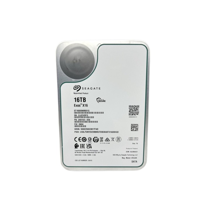 Festplatte Seagate 16GB 7.2K HDD SATA 6G 3.5" 256MB 2KK103-004