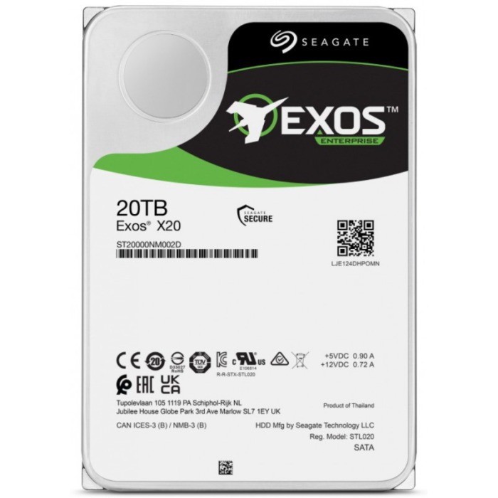 Festplatte Seagate 20TB 7.2K HDD SAS 12G 3.5" 512e 256MB ST20000NM002D