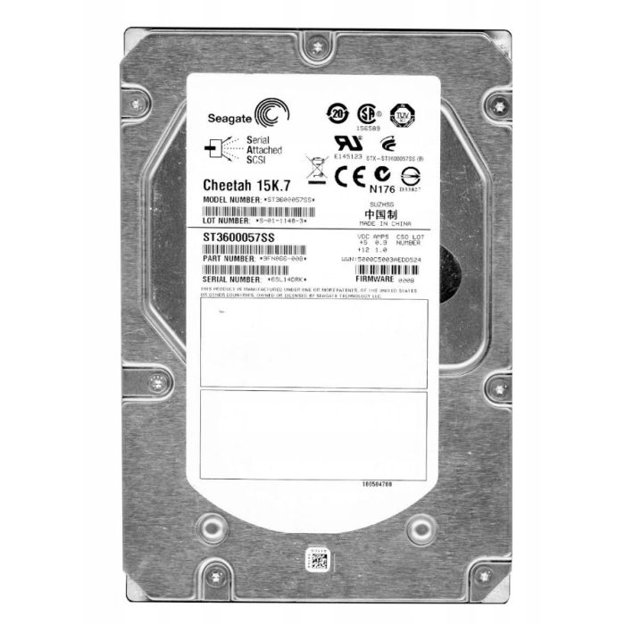 Festplatte Seagate 600GB 15K HDD SAS 6G 3.5" 520 16MB ST3600057SS