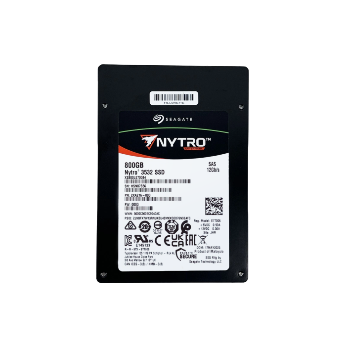 Festplatte Seagate 800GB SSD SAS 12G 2.5" TLC MU 2XA216-003