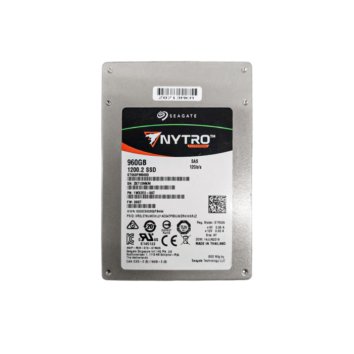 Festplatte Seagate 960GB SSD SAS 12G 2.5" MLC RI 1WX2E2-007