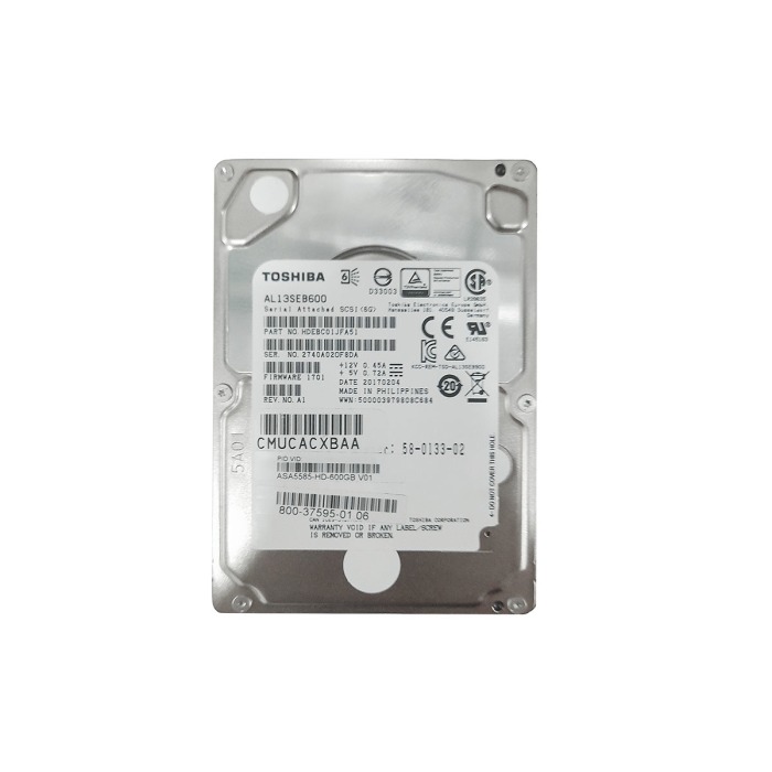Festplatte Toshiba 600GB 10K HDD SAS 6G 2.5" 64MB HDEBC01JFA51