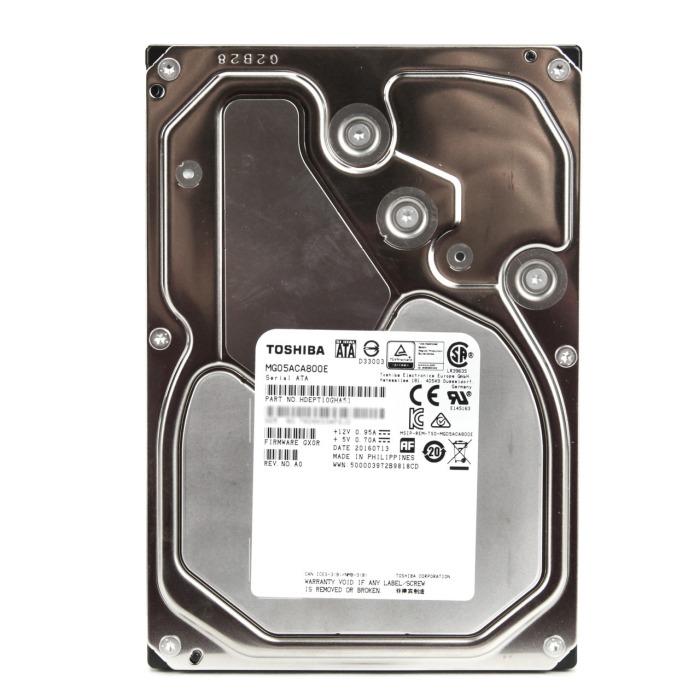 Festplatte Toshiba 8TB 7.2K HDD SATA 6G 3.5" 512e 128MB MG05ACA800E