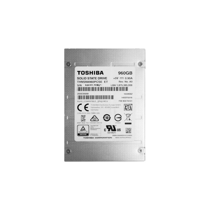 Festplatte Toshiba 960GB SSD SATA 6G 2.5" MLC THNSN8960PCSE