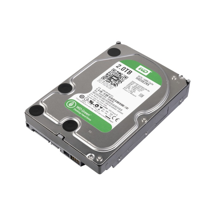 Festplatte WD 2TB 5.4K HDD SATA 6G 3.5" 64MB WD20EZRX-00D8PB0