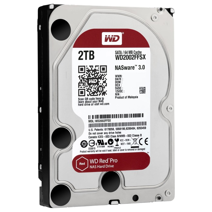 Festplatte WD 2TB 7.2K HDD SATA 3.5" 64MB WD2002FFSX