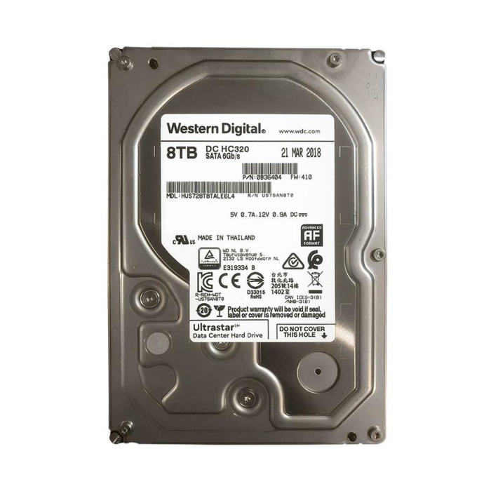 Festplatte WD 8TB 7.2K HDD SATA 6G 3.5" 512e 256MB 0B36404