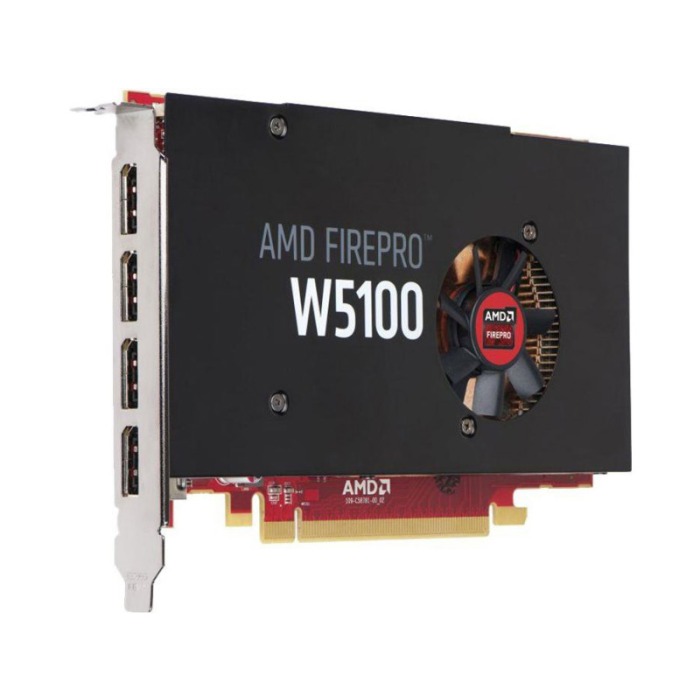 Grafikkarte Dell AMD FirePro W5100 4GB GDDR5 PCI-E 3.0 x16 DisplayPort FHHL 75W W2C47