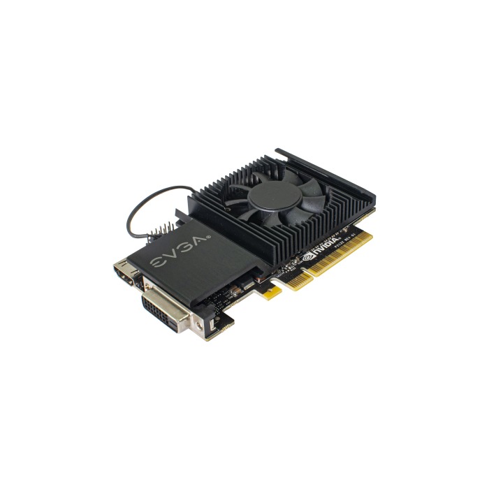 Grafikkarte EVGA GeForce GT710 1GB GDDR3 PCI-E 2.0 x16 D-SUB HHHL 25W 01G-P3-2711-KR