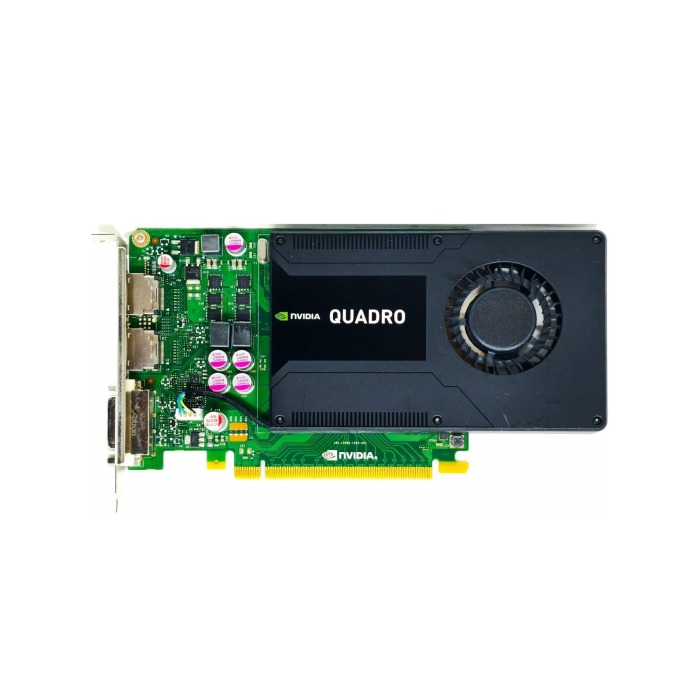 Grafikkarte NVidia Quadro K2000 2GB GDDR5 PCI-E 2.0 DisplayPort 1.2 51W 0JHRJ