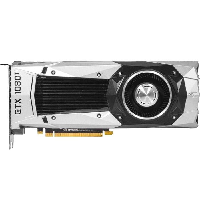Graphics card EVGA NVidia GeForce GTX 1080 Ti Founders Edition 11GB GDDR5X 250W PCIe3.0x16 900-1G611-0050-000