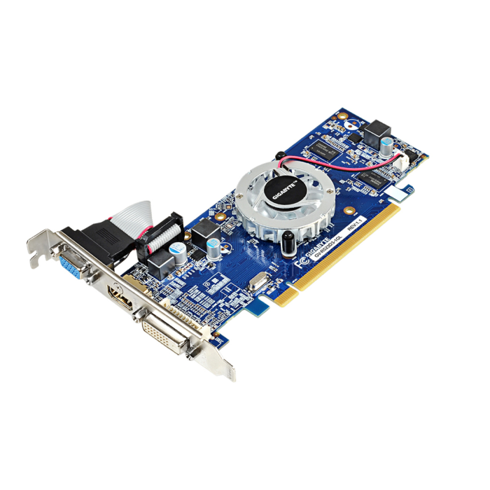 Graphics card Gigabyte Radeon R5 230 1GB DDR3 1xDVI 1xHDMI 1xVGA PCIe 2.0x16 19W GV-R523D3-1GL