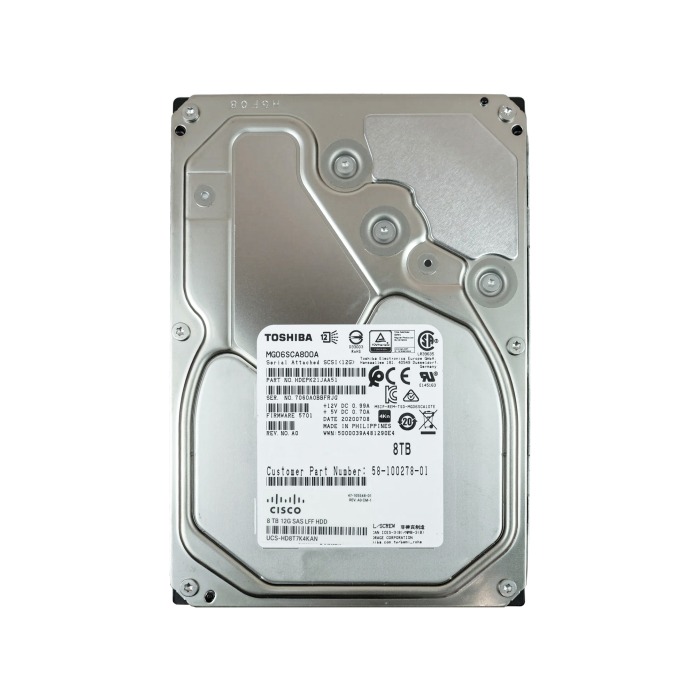 Hard drive Cisco 8TB 7.2K HDD SAS 12G 3.5" 256MB UCS-HD8T7K4KAN
