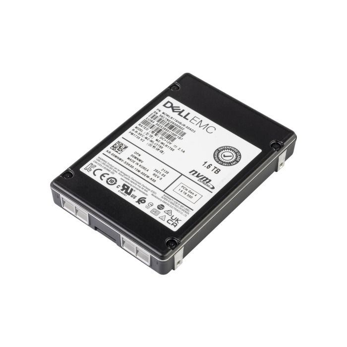 Hard drive Dell 1.6TB SSD PCIe NVMe 4.0 U.2 2.5 TLC MU 0MNMV