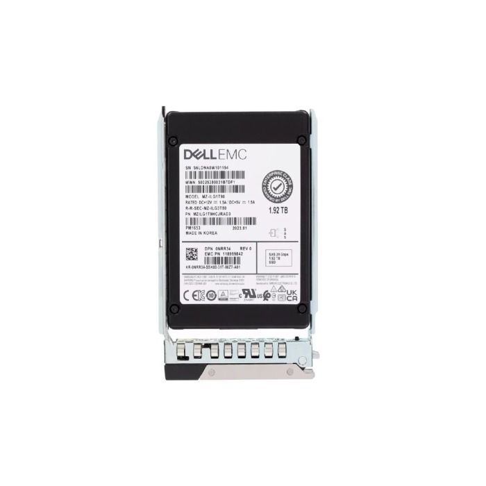 Hard drive Dell 1.92TB SSD SAS 24G 2.5" TLC RI SIE 512e NRR34