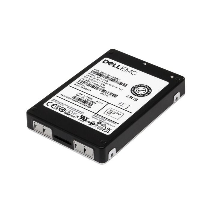 Hard drive Dell 3.84TB SSD SAS 12G 2.5" TLC RI 512e CRNPH