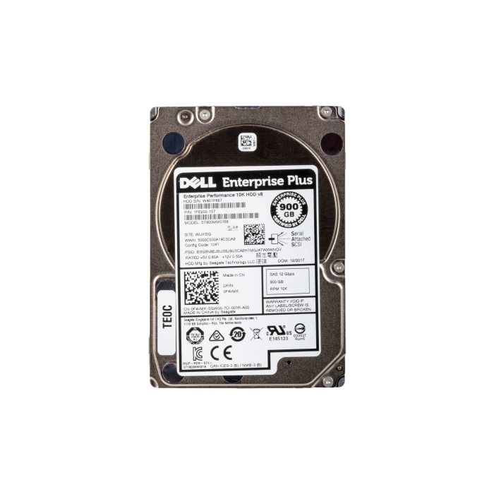 Hard drive Dell 900GB 10K HDD SAS 12G 2.5" 512n 128MB F4VMK-CMP+
