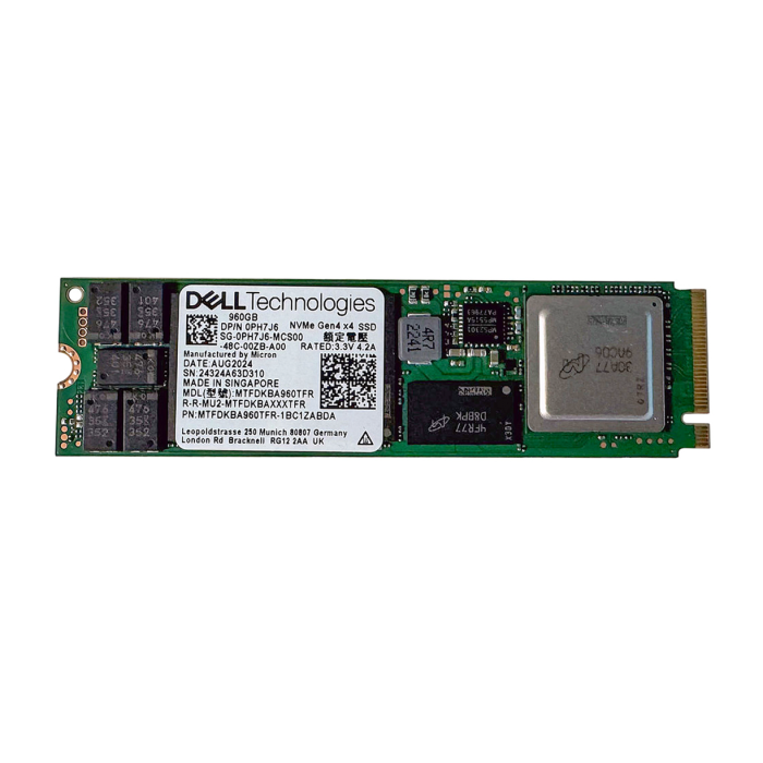 Hard drive Dell 960GB SSD NVMe PCIe 4.0 M.2 2280 RI PH7J6