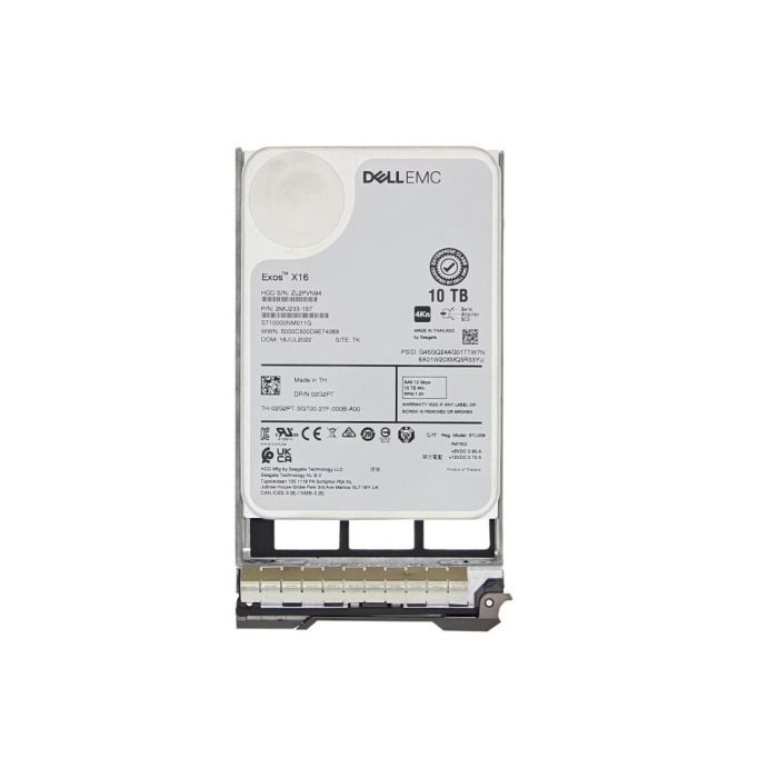 Hard drive Dell Compellent 10TB 7.2K HDD SAS 12G 3.5" 4KN 2G2PT-CMPv