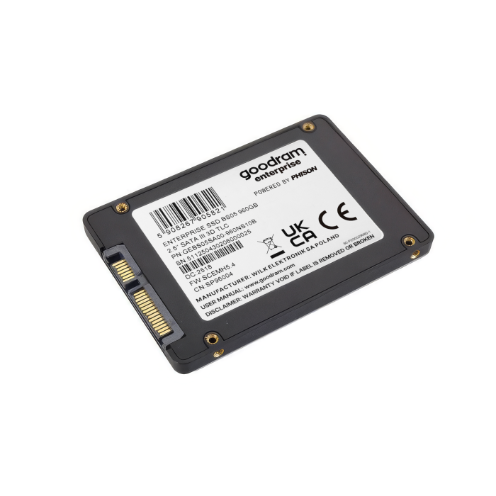Hard drive Goodram Enterprise 960GB SSD SATA 6G 2.5" RI GEBS05SA00-960NS10B