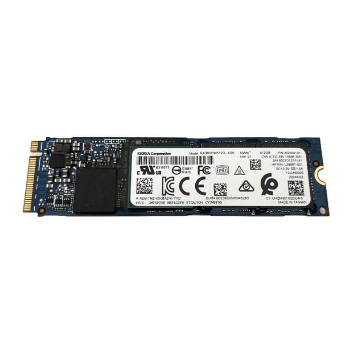 Hard drive HP Kioxia 512GB SSD NVMe PCIe 3.0x4 M.2 2280 L38667-001