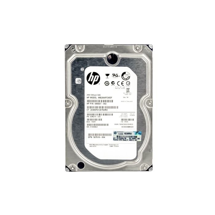 Hard drive HPE 2TB 7.2K SAS 6G 3.5" 128MB 695507-002
