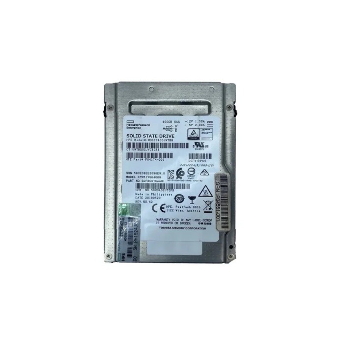 Hard drive HPE 400GB SSD SAS 12G 2.5" MU P04174-001
