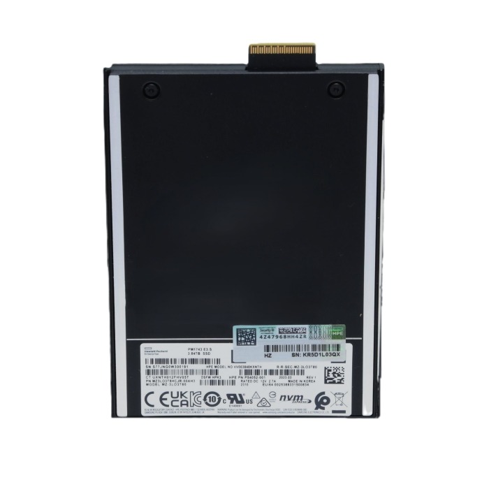 Hard drive HPE Samsung 3.84TB SSD PCIe Gen5 PCIe 5.0x4 E3.S RI P54052-001