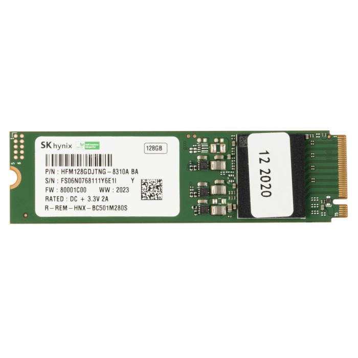 Hard drive Hynix 128GB SSD NVMe PCIe 3.0x4 M.2 2280 TLC HFM128GDJTNG-8310A