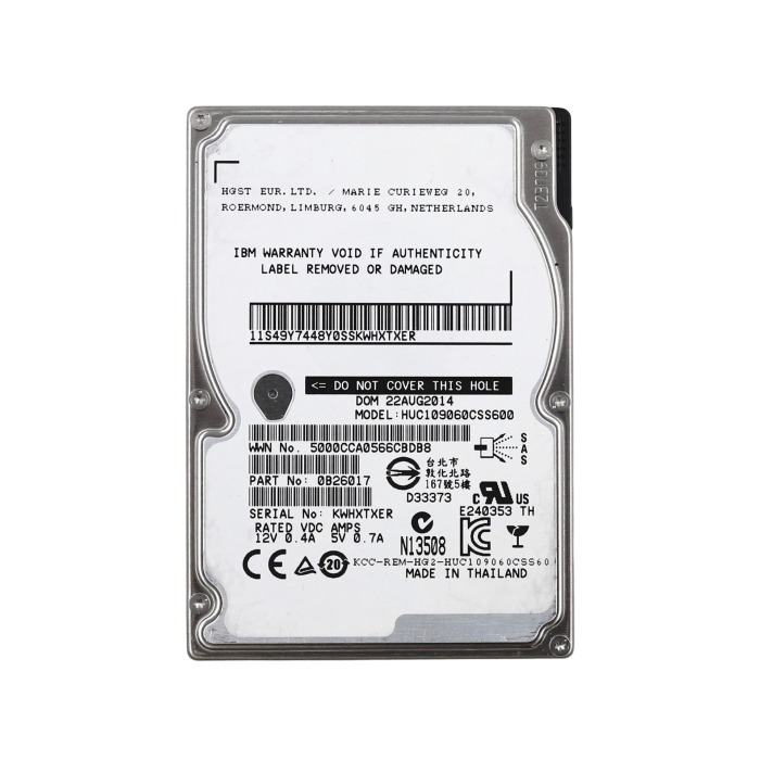 Hard drive IBM 300GB 10K HDD SAS 6G 2.5" 64MB 49Y7414