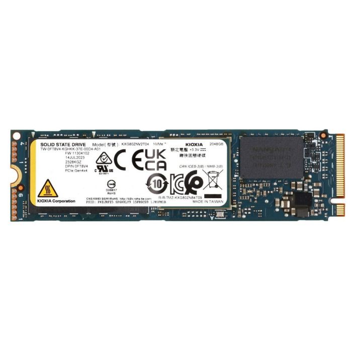 Hard drive Kioxia 2TB SSD NVMe M.2 2280 TLC PCIe 4.0x4 FT8V4