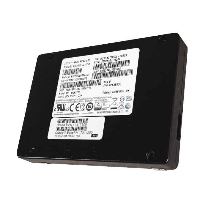Hard drive Oracle Samsung PM1725 MZ-WLK3T20 3.2TB SSD U.2 NVMe 2.5 MU 7317908