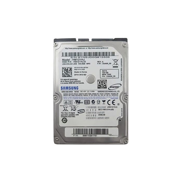 Hard drive Samsung 120GB HDD SATA 7.2K 2.5" H318D