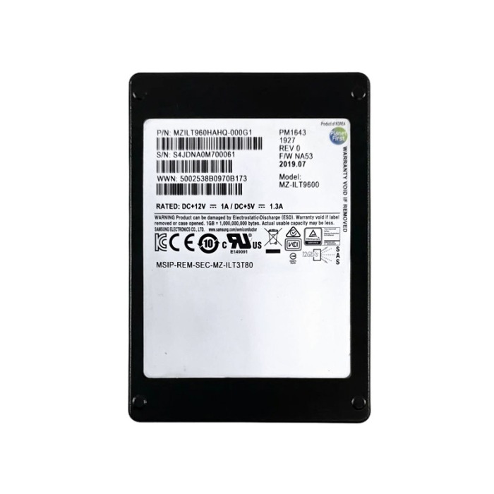 Hard drive Samsung 960GB SSD SAS 12G 2.5" TLC RI MZILT960HAHQ-000G1