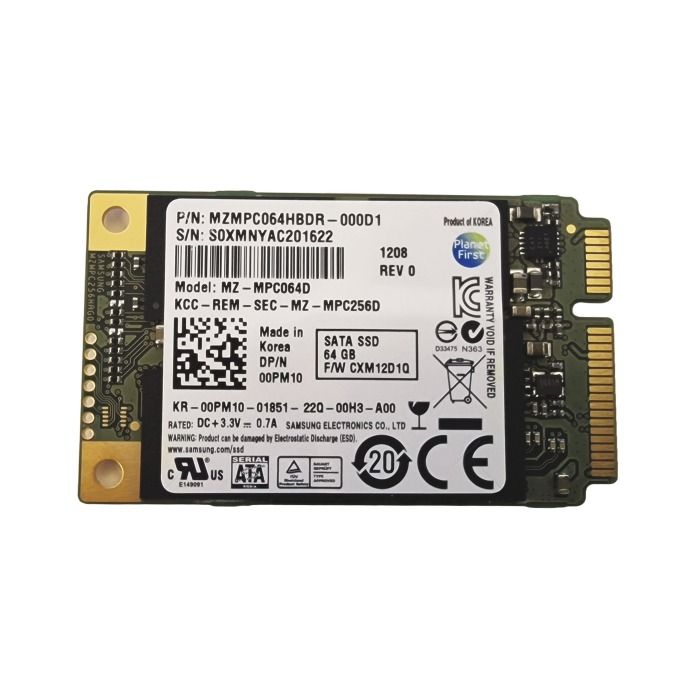 Hard drive Samsung Dell MZ-MPC064D 64GB SSD SATA 6G MLC 0PM10