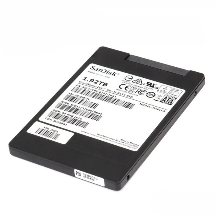 Hard drive SanDisk 1.92TB SSD SATA 6G 2.5" MLC SDLF1CRR-019T-1HA1