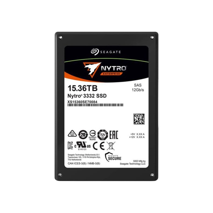 Hard drive Seagate 15.36TB SSD SAS 12G 2.5" TLC RI XS15360SE70084