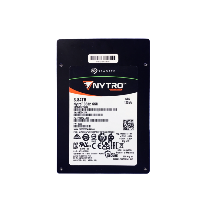 Hard drive Seagate 3.84TB SSD SAS 12G 2.5" TLC RI XS3840SE70084