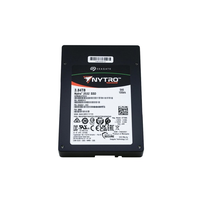 Hard drive Seagate 3.84TB SSD SAS 2.5" TLC MU XS3840LE70124