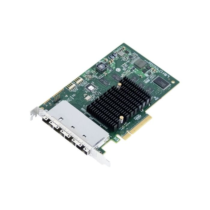 HBA card SAS LSI SAS9201-16e Adapter PCIe 2.0x8 4xSFF-8088 6Gb SAS H3-25379-01E